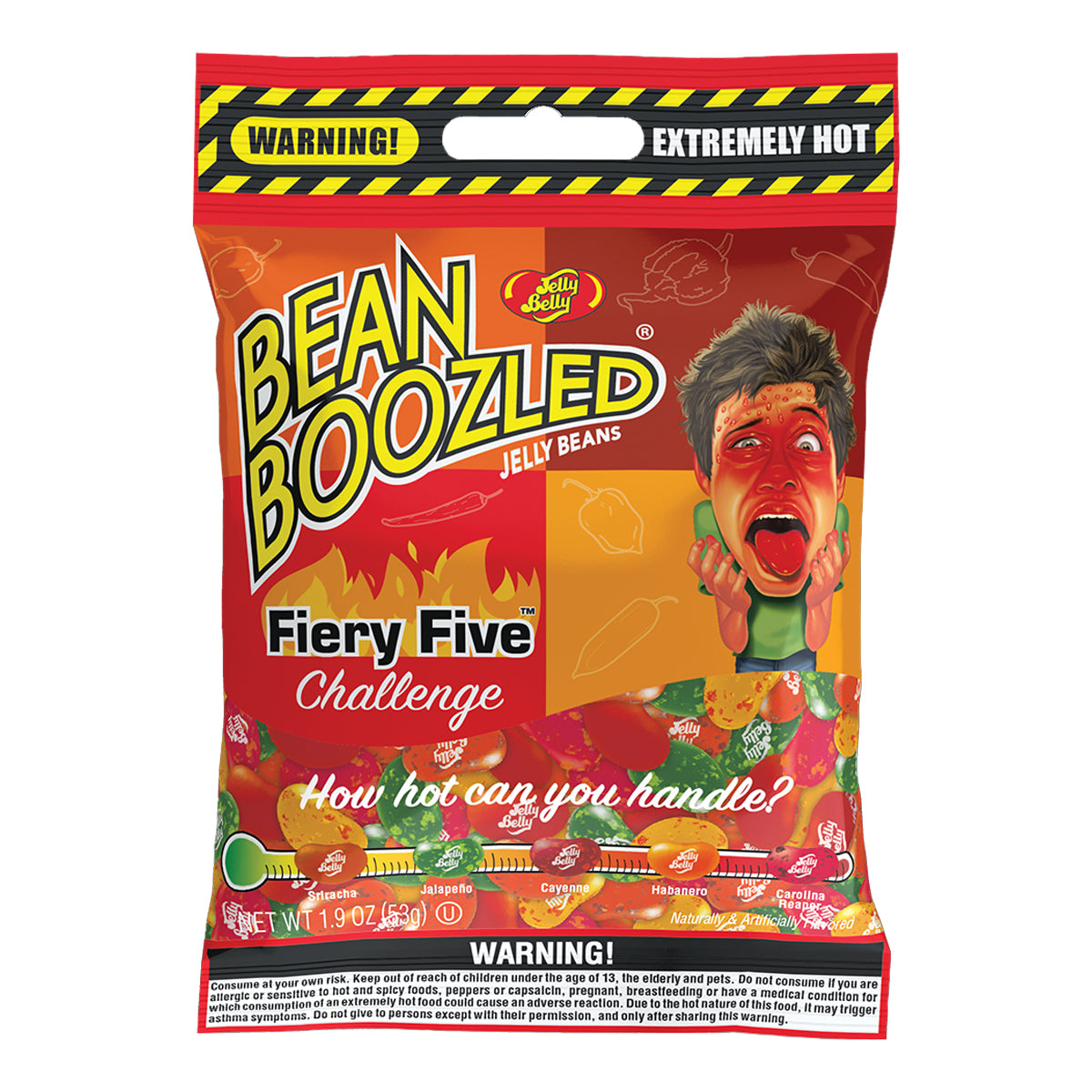 Bean Boozled Fiery Five Challenge - 1.9 oz Bag